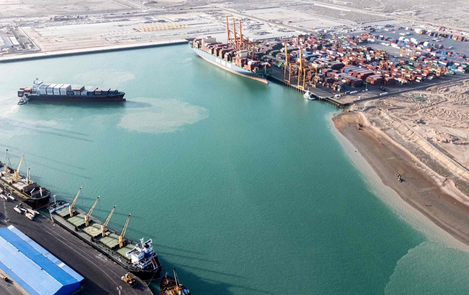 Umm Qasr port, Basra. File photo: AFP