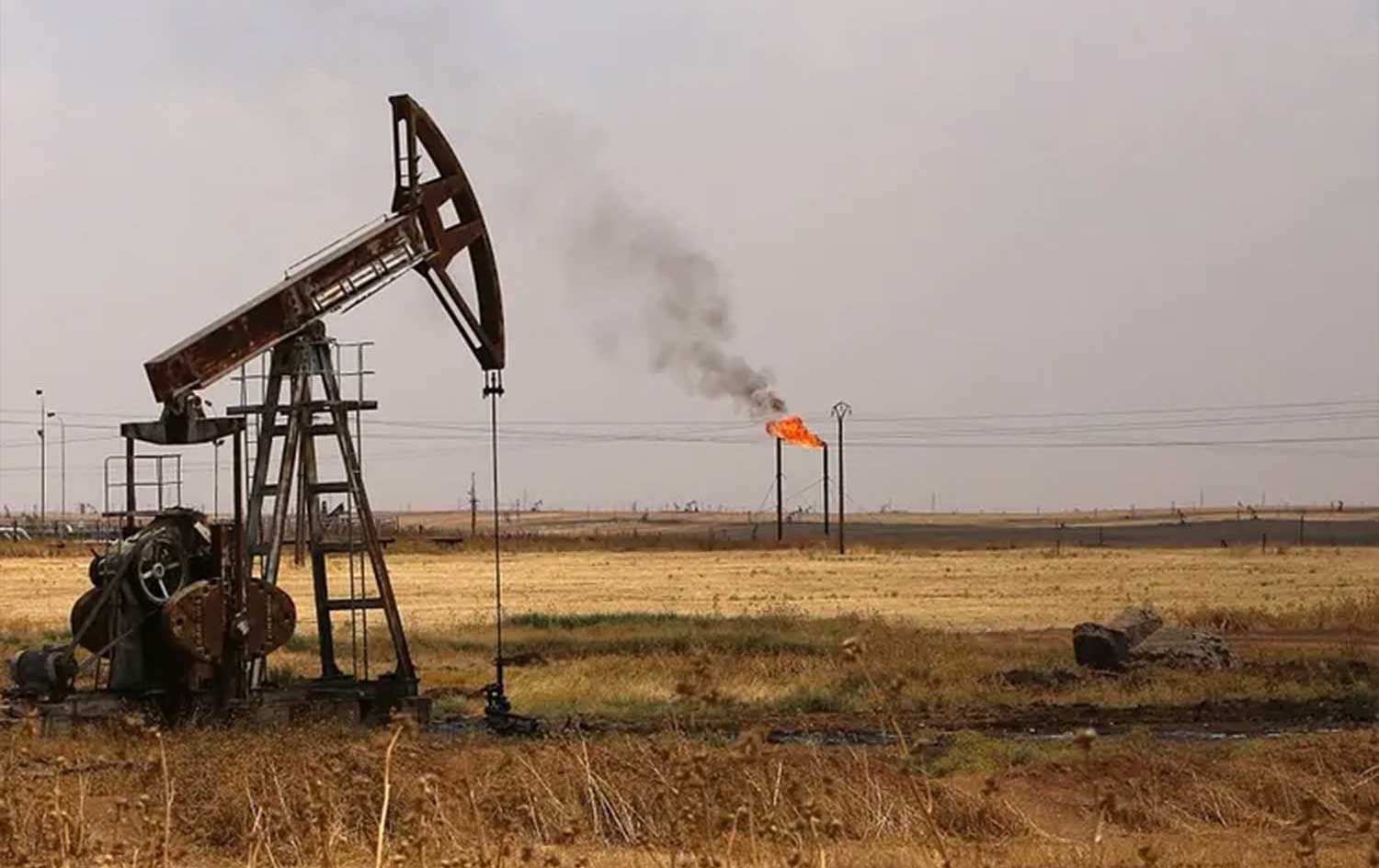 Rmelan oil field in Syria's northeastern Hasaka province on July 15, 2015. File photo: AFP