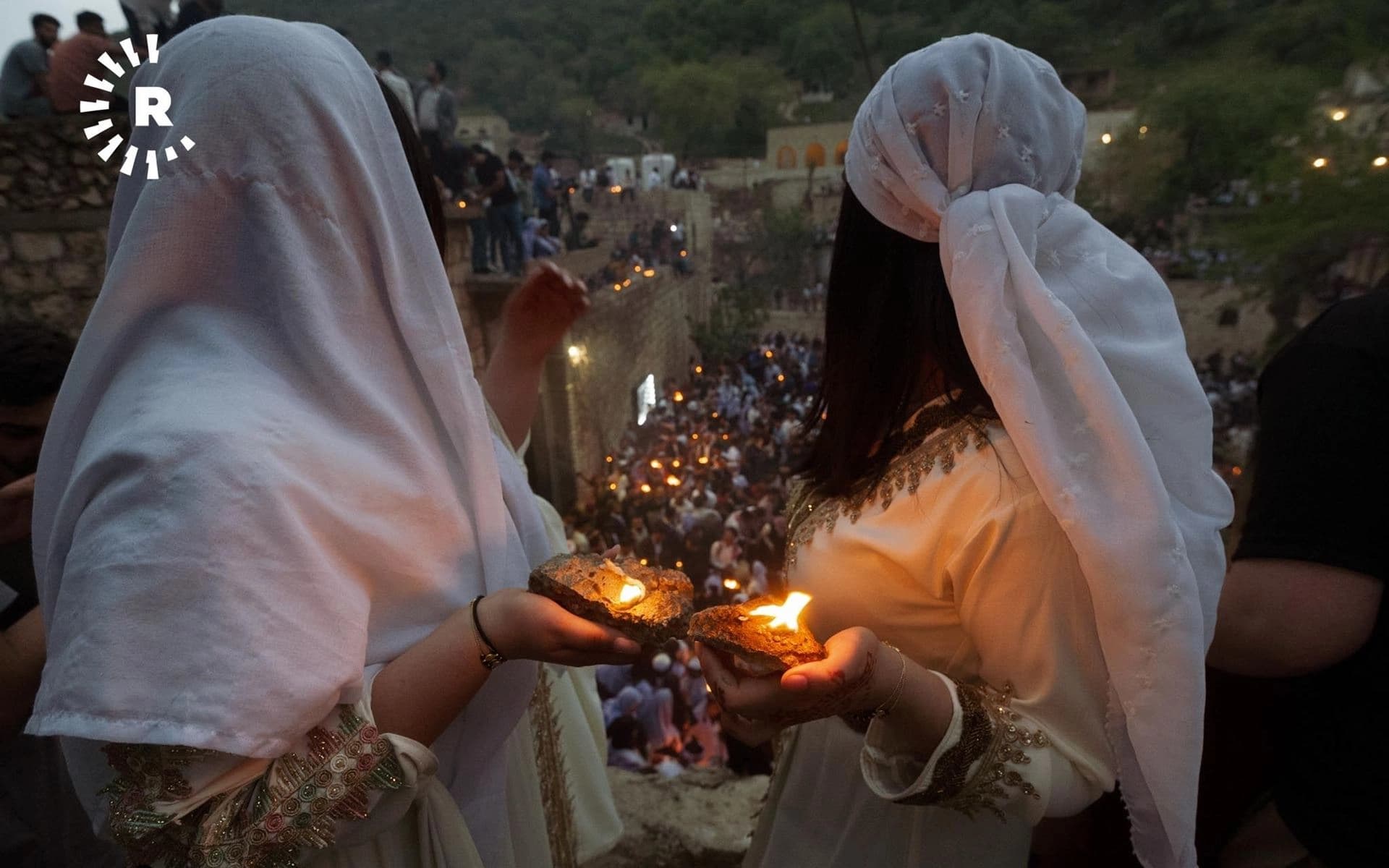 Kutlamalara katılan Ezidi kadınlar. / Foto: Arşiv
