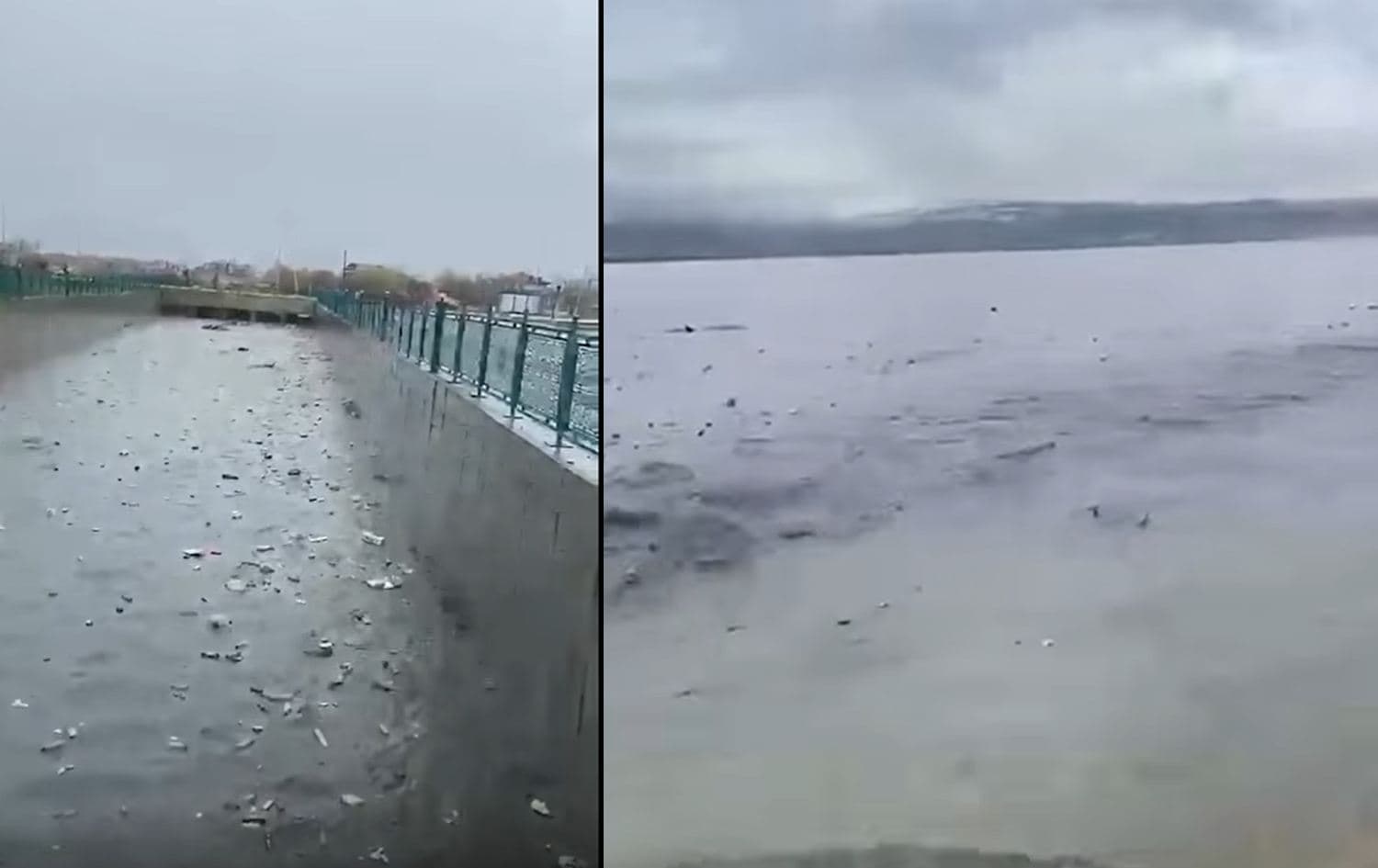 Dîmenên rûbarên qirêj ên ku diherikin Gola Wanê\ Wêne: Amîdahaber