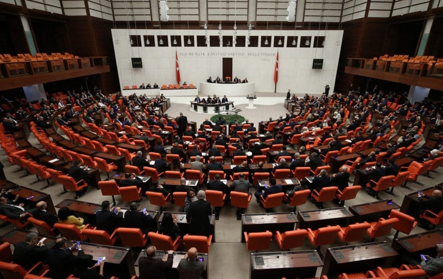 A Turkish parliament session. Photo: file/AA