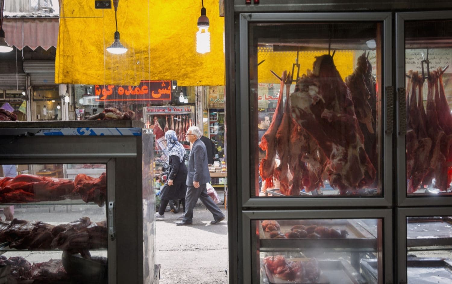 گۆشتفرۆشێک لە ئێران