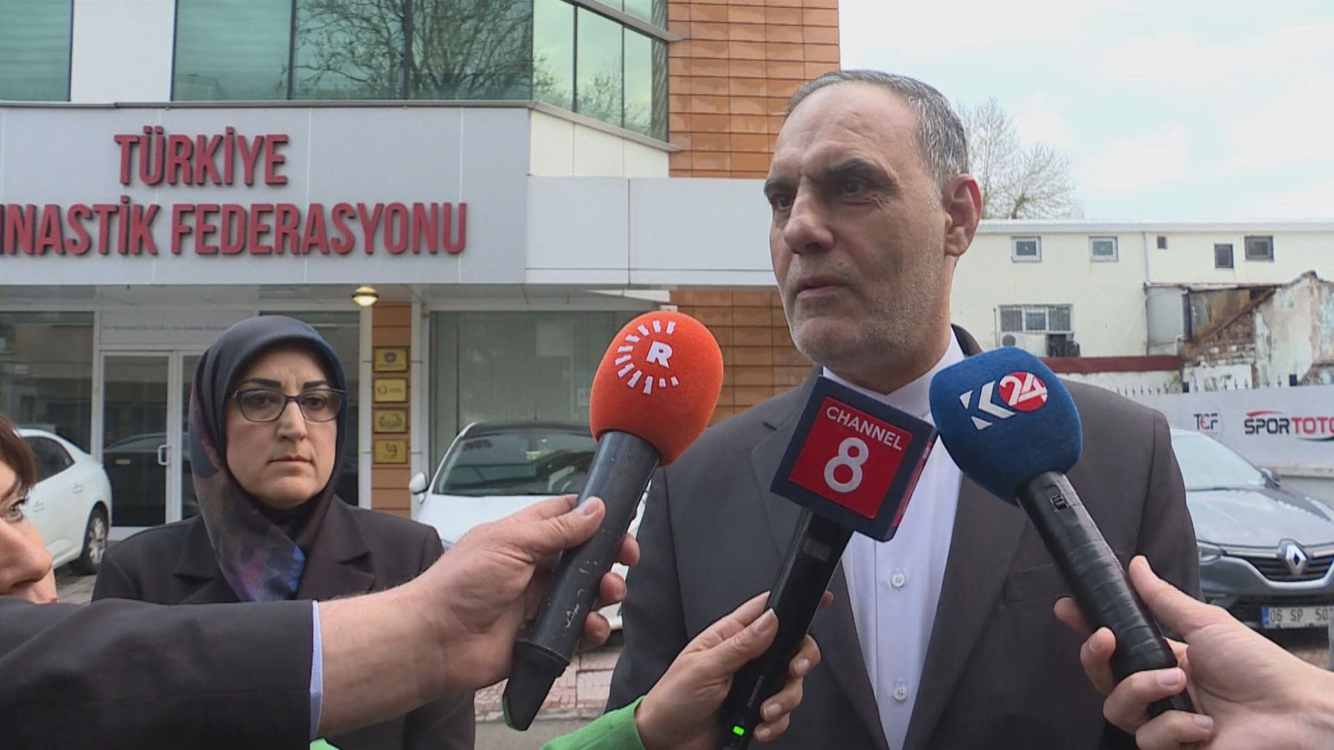 Iran’s ambassador to Ankara, Mohammad Hassan Habibollah Zadeh speaking to reporters on Thursday, April 23, 2026. Photo: Rudaw/screengrab