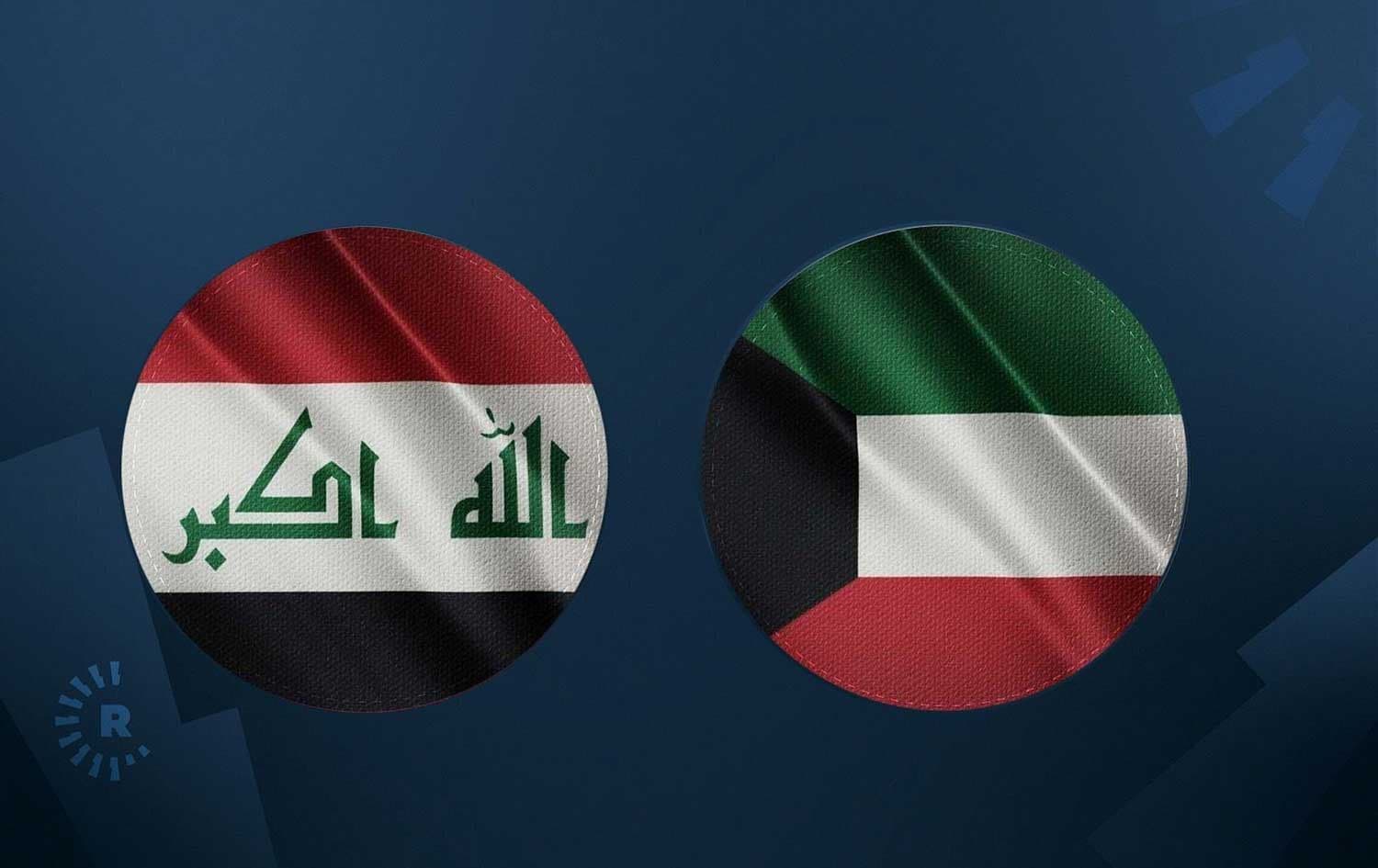 Flags of Iraq and Kuwait. Graphic: Rudaw