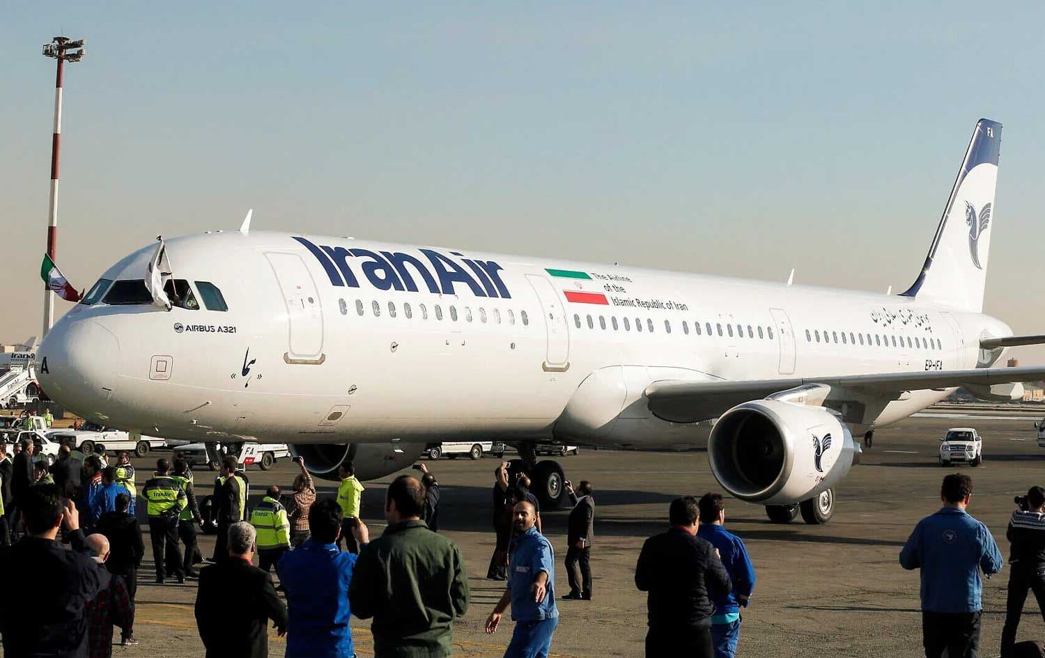 An Iran Air Airbus A321 arrives at Tehran’s Mehrabad Airport on January 12, 2017. File photo: AFP