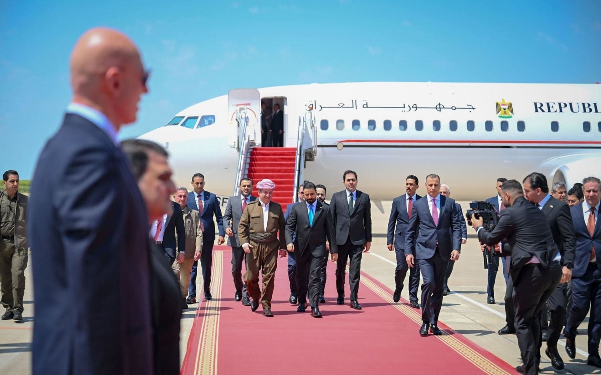 Elî Zeydî gihîşt Herêma Kurdistanê / Wêne: Rûdaw