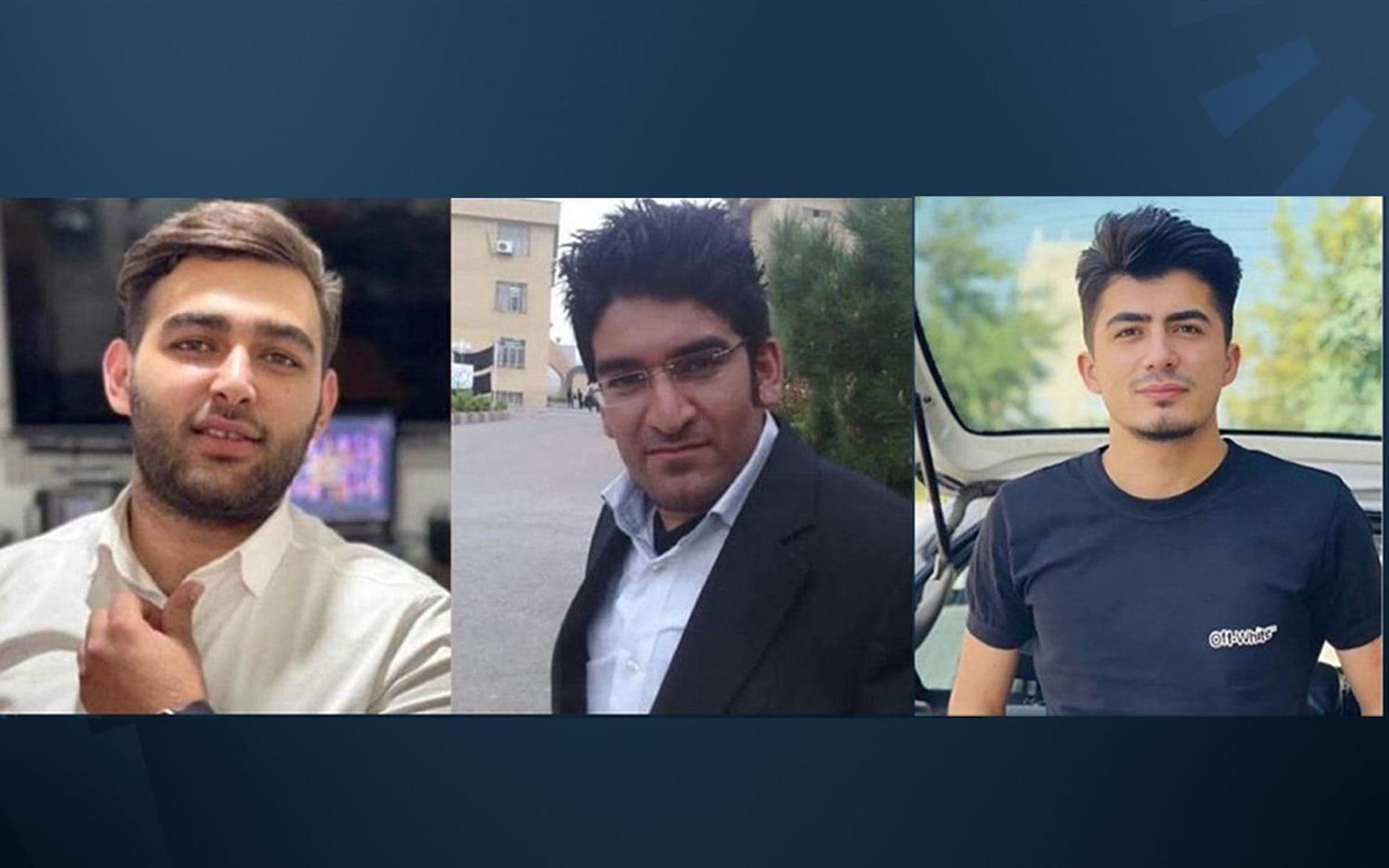 Îranê ev her sê ciwan bi dar ve kirin / Wêne: Rûdaw Grafîk