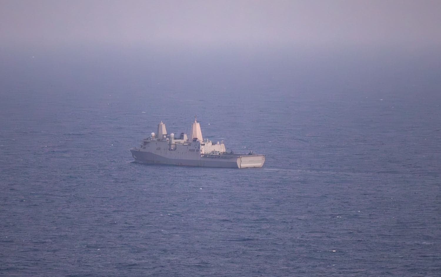 USS New Orleans (LPD 18) sails in the Arabian Sea. Photo: CENTCOM