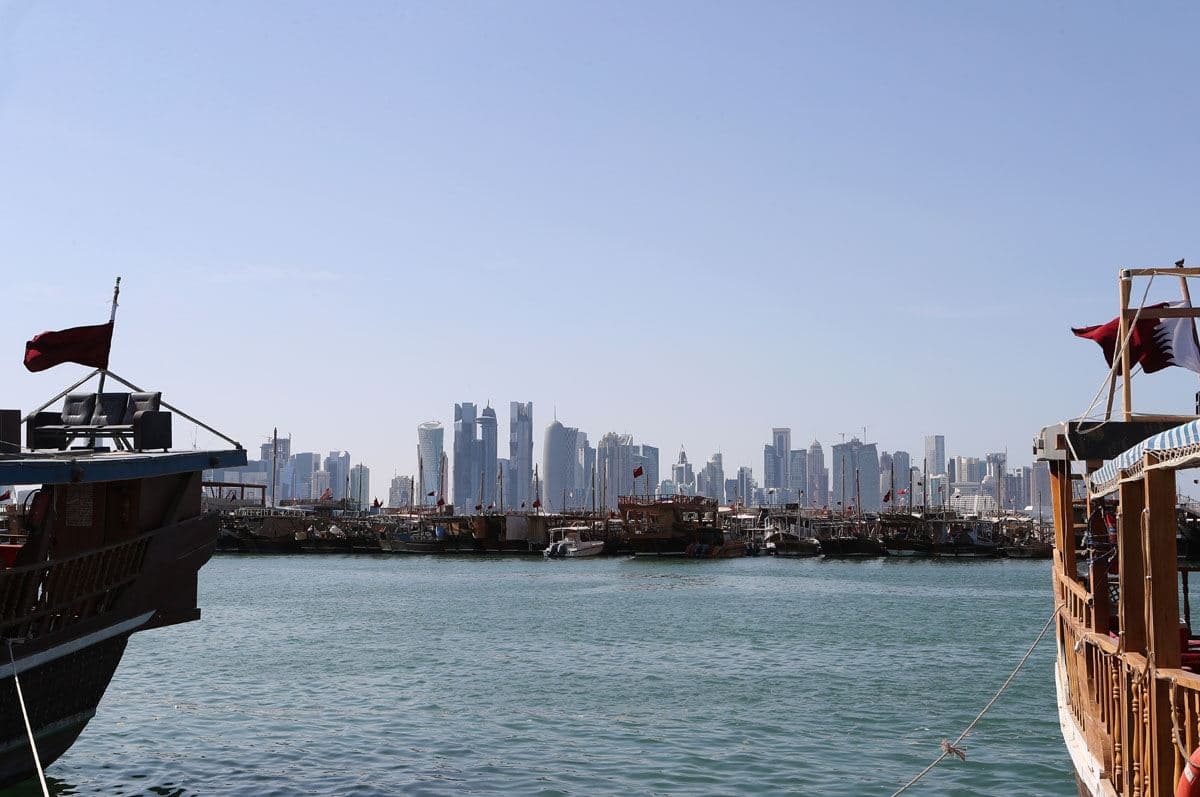 A general view of the Doha port. File photo: AFP