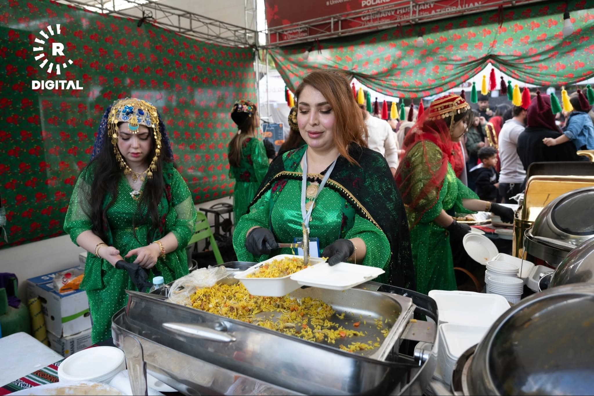 وێنە؛ کەپری خواردنە کوردەوارییەکان لە فێستیڤاڵی هەناری هەڵەبجە