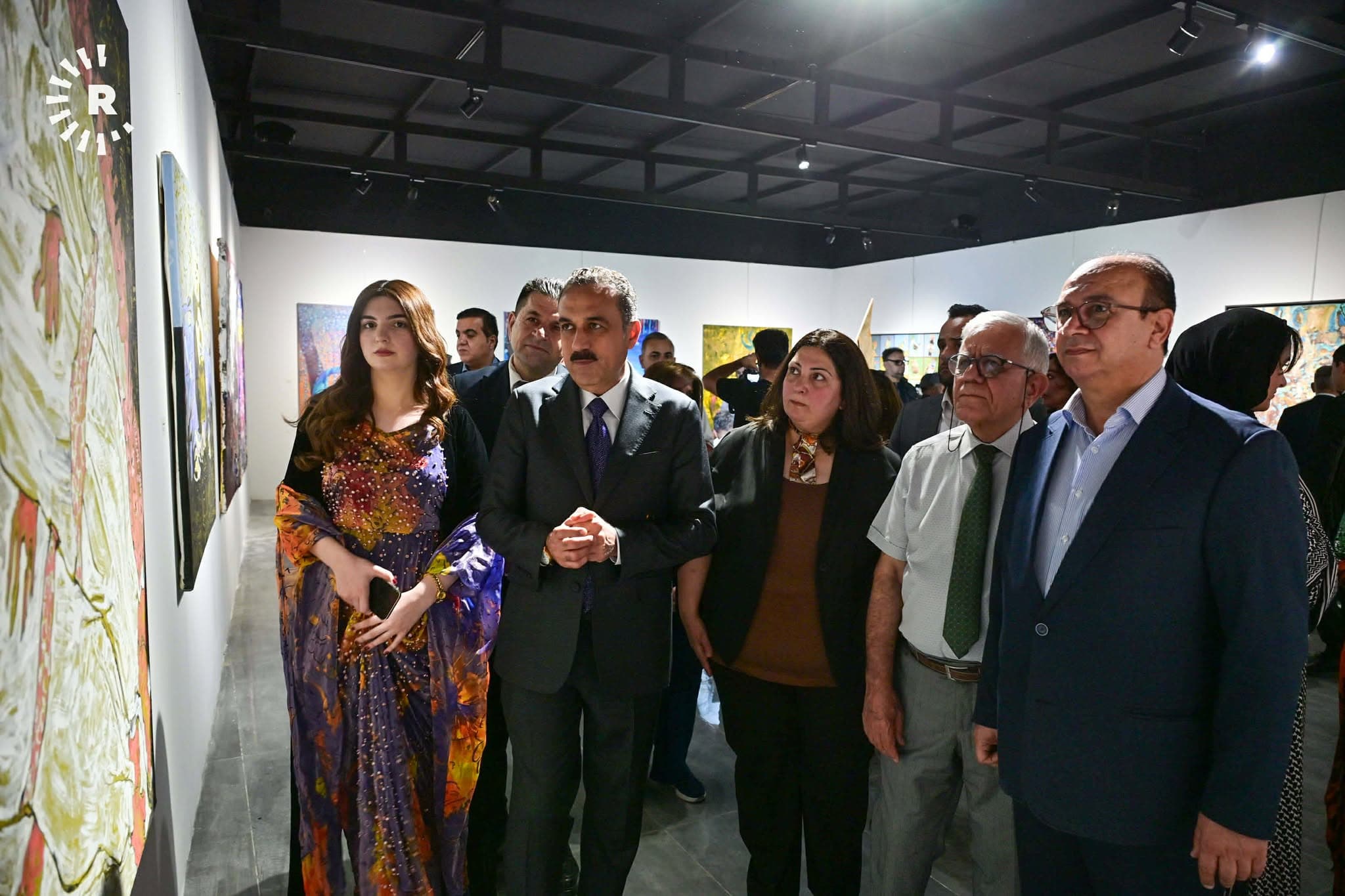 پێشانگەیەکی شێوەکاری لە هەولێر بۆ یادی هونەرمەند قەرەنی جەمیل کرایەوە