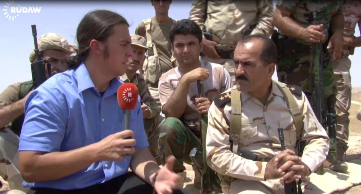 Shaswar Rudaw FROM THE FRONT: 'We are all ready to shed our blood for this land' | Rudaw