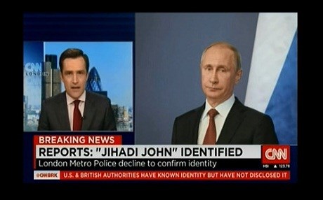 CNN "Cihatçı John" diye Putin'i gösterdi