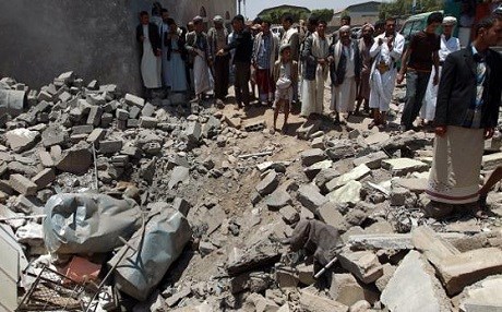 YEMEN- Ji asman û deriya ve li Hûsiyan didin