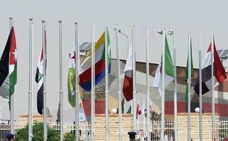 رووداو بەشداربوو لە رووماڵی کۆبوونەوەی لوتکەی کۆمکاری عەرەبی