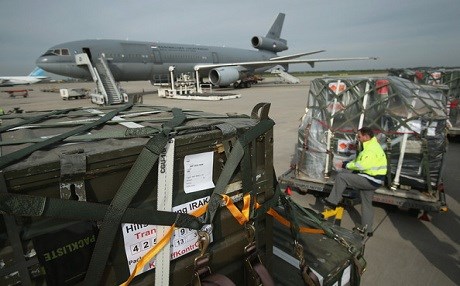 Almanyayê 70 ton çek û cebilxane ji Pêşmerge re şand