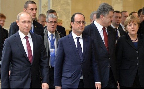 ‘Normandiya Dörtlüsü’ ateşkesi görüştü