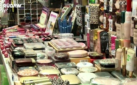 Li Başûr firotina makyaj û keresteyên makyajê