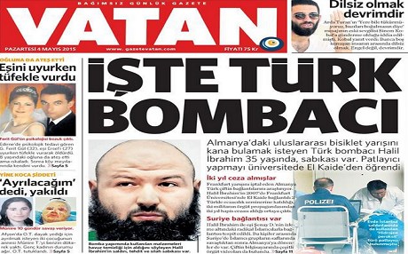 TÜRKİYE BASIN ÖZETİ - 'İşte Türk bombacı'