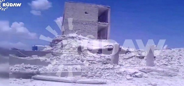 Kobanî - Rûdaw dîmenên nexweşxaneya Miştenûrê belav dike