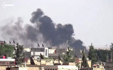 Haseke’de petrol deposu bombalandı