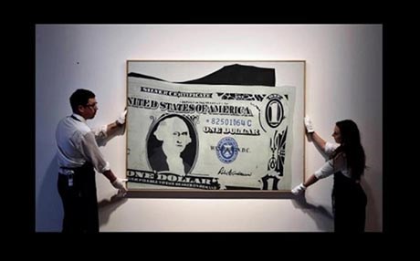 دۆلارەکەی ئاندی وارهۆڵ بۆ فرۆشتنە