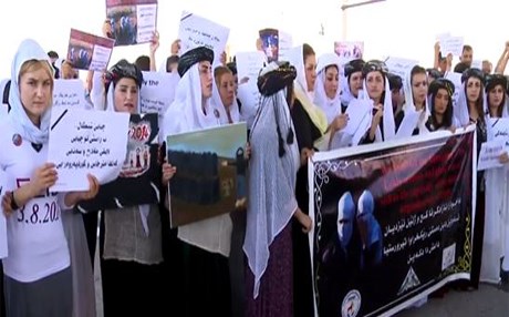 VİDEO - Ezidi kadınlar BM’ye yürüdü