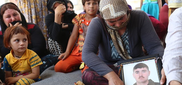 Uncertainty and anger at Kurdish Yezidi refugee camp