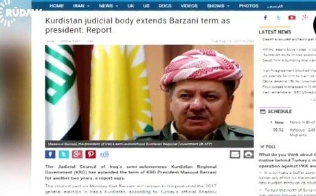 Dengvedana kirîza serokatiya Kurdistanê di medyaya Îranê de