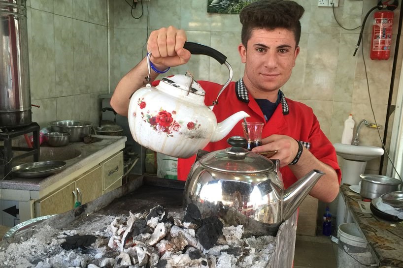 FOTO - Erbil'in meşhur İskan Caddesi'nde sabah