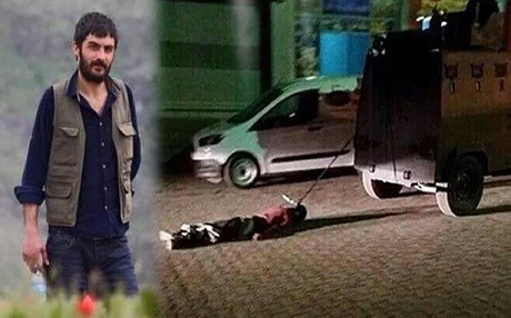 Rojnameyên Tirkiyê – 28 fîşek li wî dan paşê bi erdê re kaş kirin!
