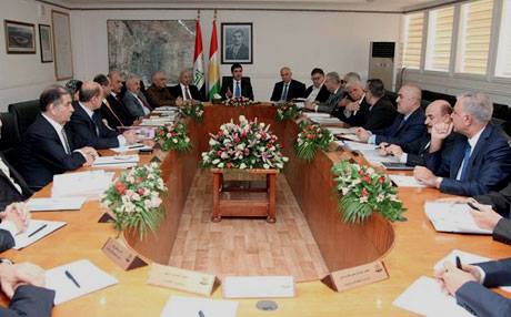 Civîna encumena wezîran li avahiya parêzgeha Hewlêrê hat sazkirin