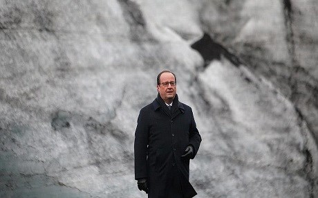 Hollande’dan buzul ziyareti