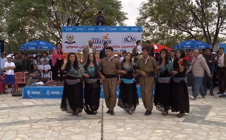 تیپی هەڵپەڕكێ لە ماراسۆنی هەولێر