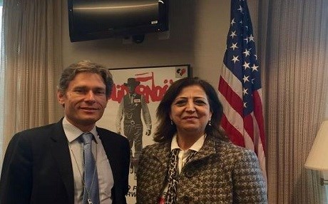 Nûnera kantonên Rojava Sînem Mihemed dîsa çû Amerîkayê