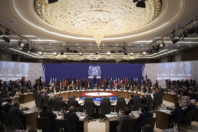 رۆژی یەکەمی کۆبوونەوەکانی G20 لە تورکیا