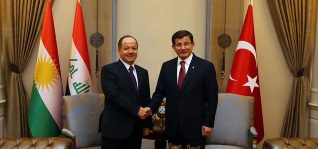 KOŞKA ÇANKAYA - Civîna Barzanî û Davutoglu bi dawî hat