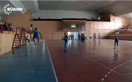 هەڵبژاردەی بالەی عێراق لە سلێمانی یەکەیەکی مەشق دەکاتەوە