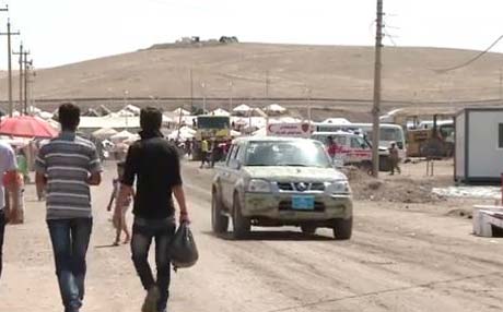 Kêm bûna TV li kampa Kewirgoskê