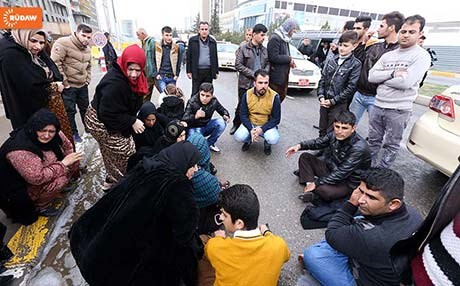 FOTO – Türkiye Erbil Başkonsolosluğu önünde protesto