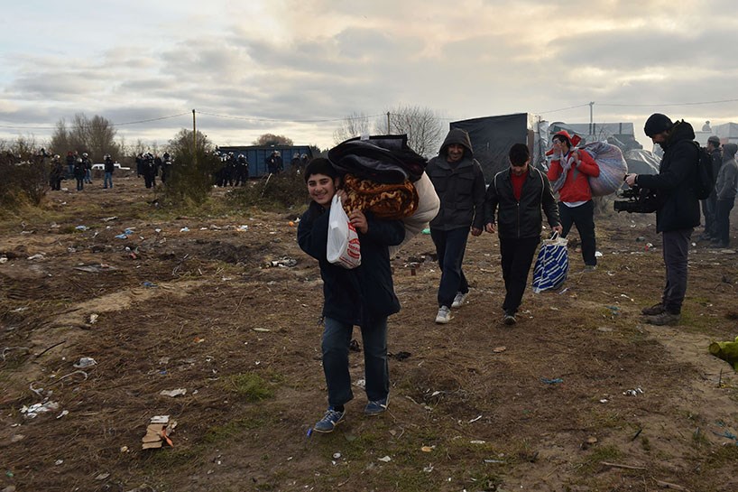 چۆڵکردنی کەمپی کالێ لە فەرەنسا