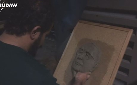 پەیکەرسازێکی کورد پەیکەر بۆ ئەڵمانیا دروست دەکات