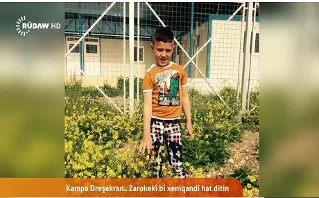 HEWLÊR – Li kampa penaberan zarokê xeniqî hat dîtin