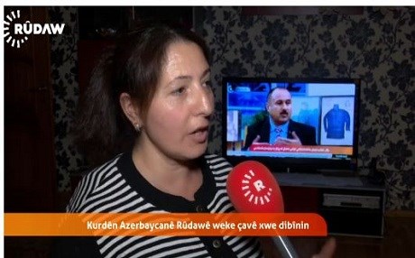 Kurdên Azerbaycanê Rûdawê weke çavê xwe dibînin