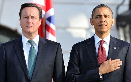 Hevdîtina Obama û Cameron dest pê kir