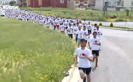 Duhok's first mini-marathon is run
