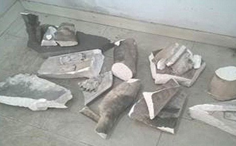 DAIŞê gellek şûnwarên gundewarên Hesekê diziye