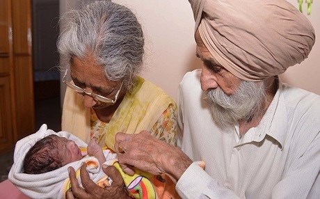 72 yaşında anne oldu