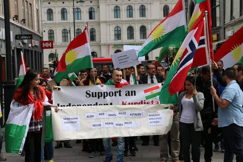 WÊNE/Norweç - Li Osloyê çalakiya li dijî Sykes-Picotê...