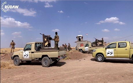 Arabs of Rabia join the Peshmerga